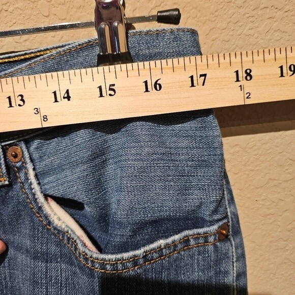 Lucky Brand Dungarees Wide Leg Jeans Women's Size 36 Vintage - Picture 3 of 8